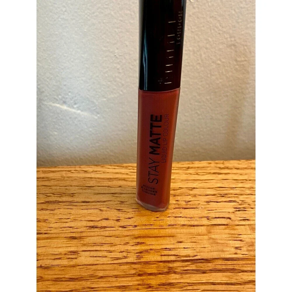 Rimmel Stay Matte Liquid Lip Colour, Trust You, 0.21 oz Purple Red Deep New